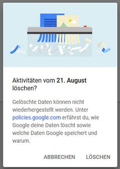 myactivity.google.com auf deutsch